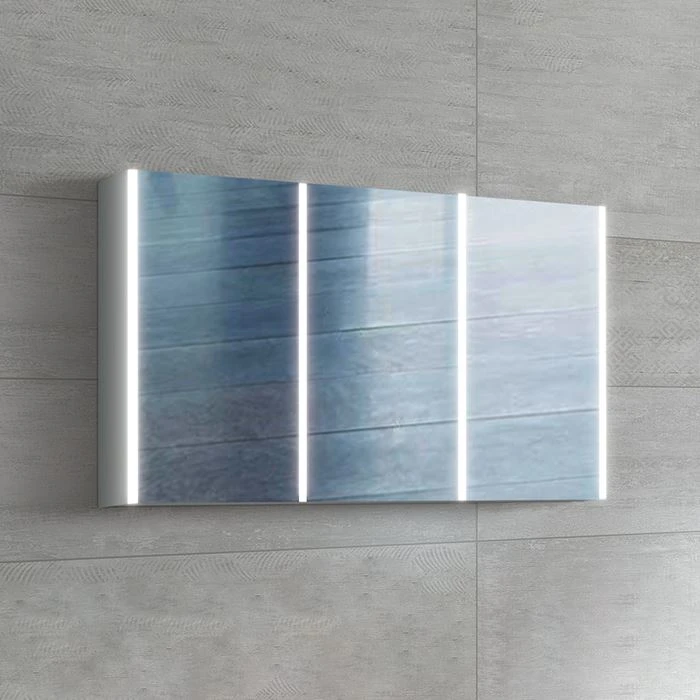 Botiquín de aluminio con puerta de espejo